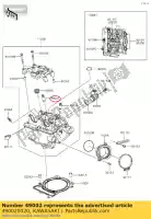 490020020, Kawasaki, válvula guia kx450e9f kawasaki  kx 450 2009 2010 2011 2012 2013 2014 2015 2016 2017 2018 2019 2020 2021, Novo