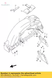 suzuki 0912806023 vis - La partie au fond