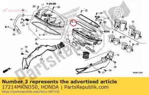 honda 17214MKND50 sellar el elemento de aire / c - Lado inferior