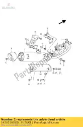 Tutaj możesz zamówić t? Umik od Suzuki , z numerem części 1430510GG0: