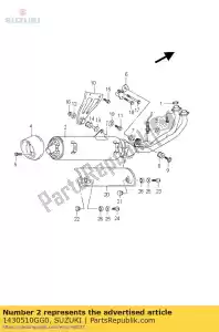 Suzuki 1430510GG0 t?umik - Dół