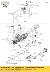 Qui puoi ordinare valvola-assy, ?? Isc zx1400fcf da Kawasaki , con numero parte 491160706: