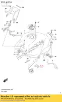 4454148H00, Suzuki, almofada, combustível ta suzuki gw inazuma  f z gw250 gw250f gw250z gw250raz gw250ra 250 , Novo