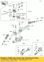 132800295, Kawasaki, soporte, palanca de embrague ex250k8f kawasaki  ninja 250 300 2008 2009 2010 2011 2013 2014 2015 2016 2017, Nuevo