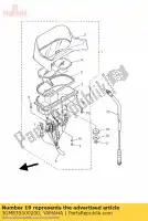 3GM835500200, Yamaha, speedometer cable assy yamaha fzr trx xj yzf 600 750 850 1000 1991 1992 1993 1994 1995 1996 1997 1998 1999 2000 2001 2002, New