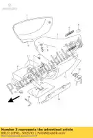 6813110FA1, Suzuki, emblem,frm cov. suzuki c vl 1500 2005 2006 2007 2008 2009, New