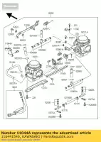 110441546, Kawasaki, support, câble d'accélérateur zx1000-a kawasaki gpx gpz gtr kle 500 750 900 1000 1986 1987 1988 1989 1990 1991 1992 1993 1994 1995 1996 1997 1998 1999 2000 2001 2002 2003 2005 2006 2007, Nouveau