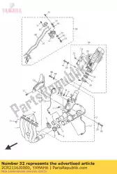 Ici, vous pouvez commander le support 7 auprès de Yamaha , avec le numéro de pièce 2CR2116J0000: