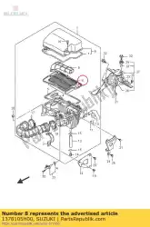 Here you can order the filter from Suzuki, with part number 1378105H00: