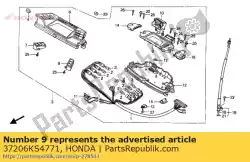 Here you can order the housing,l. Lamp from Honda, with part number 37206KS4771: