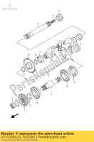 2715305G10, Suzuki, kofferbak, achteruitgang suzuki lt f250 ozark z250 quadsport z250z 250 , Nieuw