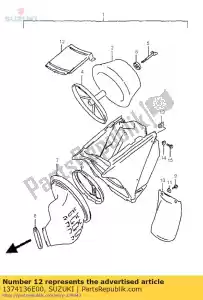 Suzuki 1374136E00 cappuccio, aria clnr - Il fondo