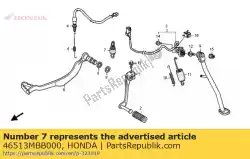 Qui puoi ordinare set di molle, pedale del freno da Honda , con numero parte 46513MBB000: