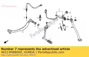 honda 46513MBB000 set di molle, pedale del freno - Il fondo