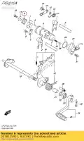 2538135401, Suzuki, plate,gear shif suzuki dr z70 drz70 70 , New