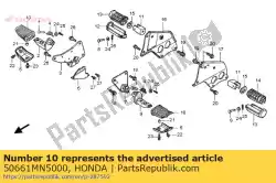 Aqui você pode pedir o borracha, etapa principal em Honda , com o número da peça 50661MN5000: