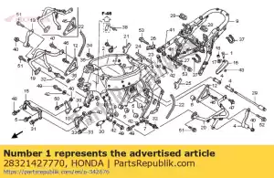 honda 28321427770 przypinka, rozrusznik - Dół