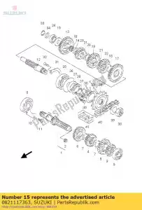 suzuki 0821117363 podk?adka, docisk - Dół