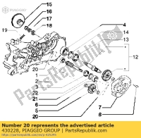 430228, Aprilia, Cage à rouleaux, Nouveau