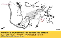 Aquí puede pedir banda b1, cable de Honda , con el número de pieza 32161404000: