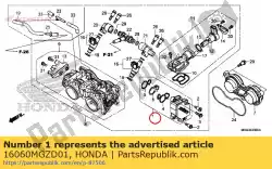 Aqui você pode pedir o conjunto de sensores em Honda , com o número da peça 16060MGZD01: