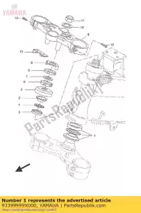 yamaha 93399999X000 palier - La partie au fond