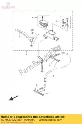 Here you can order the lever 2 from Yamaha, with part number 5D7H39222000: