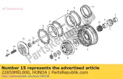 Tutaj możesz zamówić dr?? Ek, popychacz sprz? G? A od Honda , z numerem części 22850MEL000: