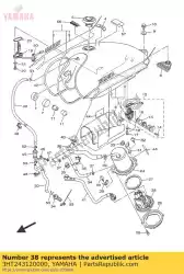 Ici, vous pouvez commander le pipe 2 auprès de Yamaha , avec le numéro de pièce 3HT243120000: