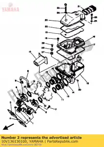 yamaha 10V136130100 reed valve 1 - Bottom side