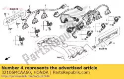 Aqui você pode pedir o sub arnês, motor em Honda , com o número da peça 32106MCAA60: