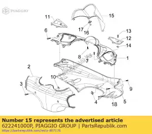 Piaggio Group 622241000P parabrezza - Il fondo