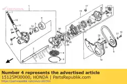 Ici, vous pouvez commander le rotor, extérieur auprès de Honda , avec le numéro de pièce 15125MJ0000: