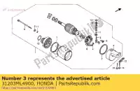 31203ML4900, Honda, no hay descripción disponible en este momento honda cb 450 1988, Nuevo