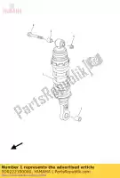 5D0222100000, Yamaha, shock absorber assy, rear yamaha fz 1000 2007 2010 2011 2012, New