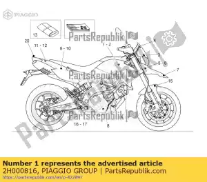 Piaggio Group 2H000816 rh sticker aprilia - Onderkant