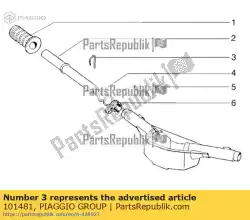 Qui puoi ordinare perno elastico da Piaggio Group , con numero parte 101481: