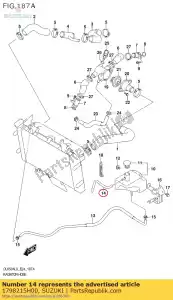 suzuki 1798215H00 slang, reservoir - Onderkant