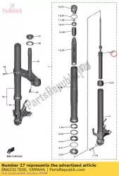 Ici, vous pouvez commander le cylindre comp., fr auprès de Yamaha , avec le numéro de pièce BN62317000: