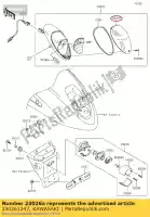 230261247, Kawasaki, klosz, lampa tylna vn1500-p1 kawasaki  vn vulcan 900 1500 1600 2002 2003 2004 2005 2006 2007 2008 2009 2010 2011 2012 2013 2014 2015 2016 2017 2018 2019 2020 2021, Nowy