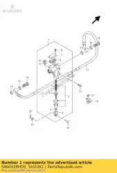 Here you can order the cylinder assy,r from Suzuki, with part number 6960428H00: