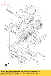 yamaha 93317330A100 consequência - Lado inferior