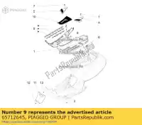 65712645, Piaggio Group, tiras de kit. campo de pie vespa lt lx lxv rp8m66700, rp8m68500, rp8m6692 rp8m66701, rp8m68501, rp8m66920, rp8m66111, rp8m66823,  s vespa s zapm68300, zapm68303 50 125 150 2005 2006 2007 2008 2009 2010 2011 2012 2013 2014 2016 2017 2018 2019 2020 2021 2022, Nuevo