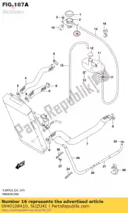 suzuki 0940108410 clip - Bottom side