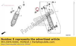 Here you can order the bolt, flange, 10x50 from Honda, with part number 90120HC4000: