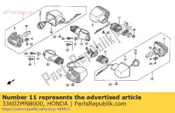 Aquí puede pedir no hay descripción disponible de Honda , con el número de pieza 33602MN8000: