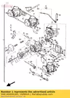 3HE149000300, Yamaha, carburetor assy yamaha fzr genesis 600, New