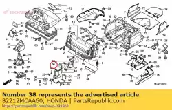 Aqui você pode pedir o interior, l. Bolso do porta-malas em Honda , com o número da peça 82212MCAA60: