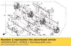 Ici, vous pouvez commander le mixte auprès de Honda , avec le numéro de pièce 16024KAZ000: