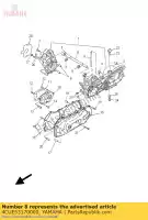 4CUE53170000, Yamaha, distanziale, supporto motore yamaha aerox c cs yh yn yq 50 2005 2006 2007 2008 2009 2010 2011 2012 2015, Nuovo